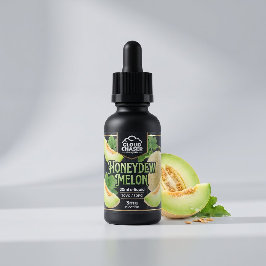 Melon Ice, Etikett im Detail